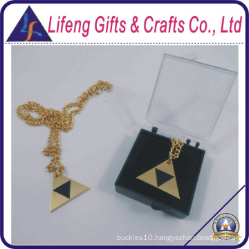 Custom Made Logo Promotional Gold Necklace with Chain